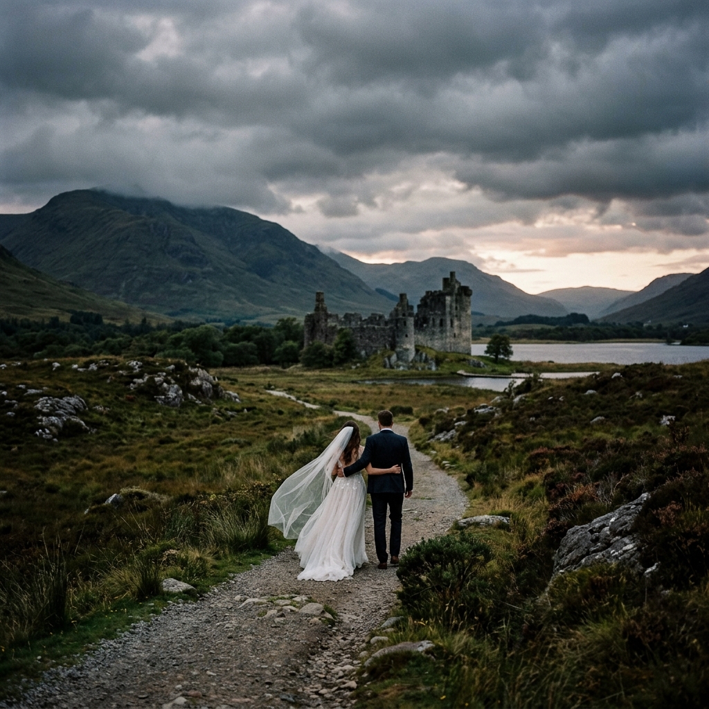 Cinematic couple shot