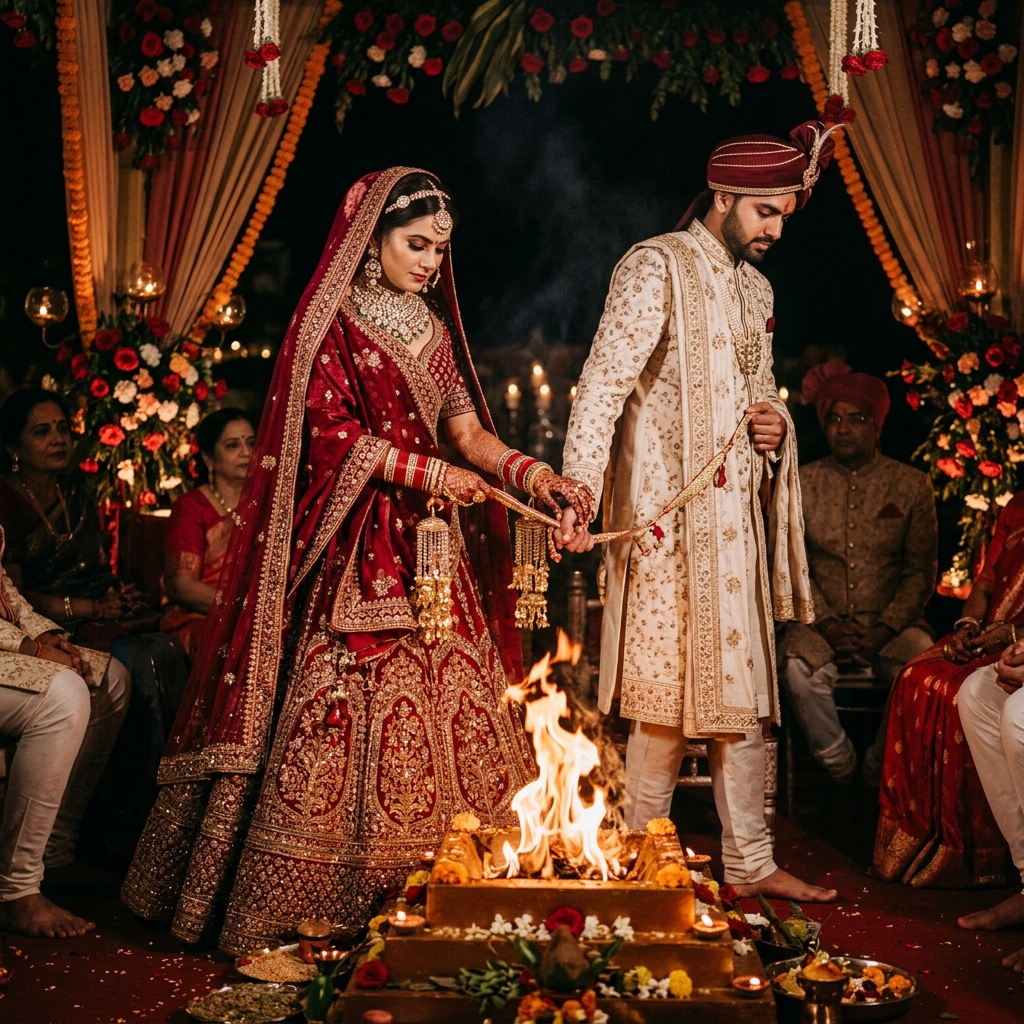 Traditional wedding phere